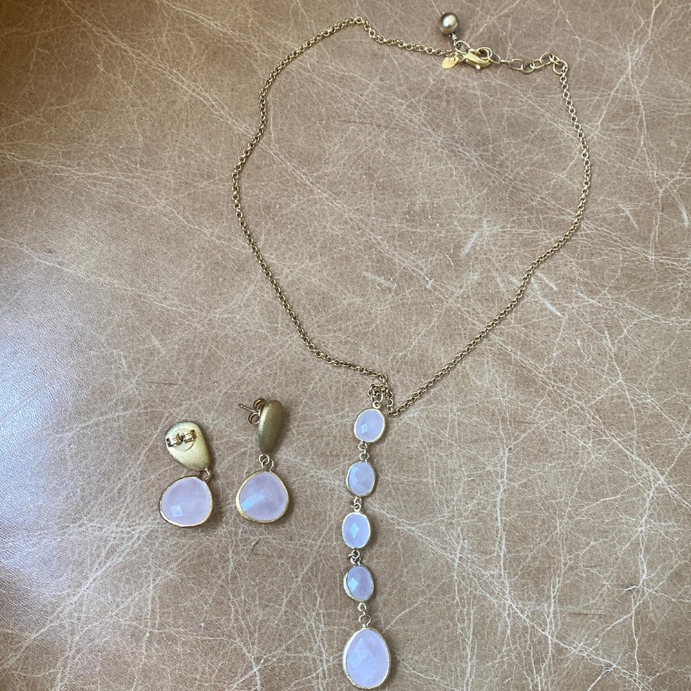 Rivka Friedman Gold plated Set-Necklace and Earrings 👛